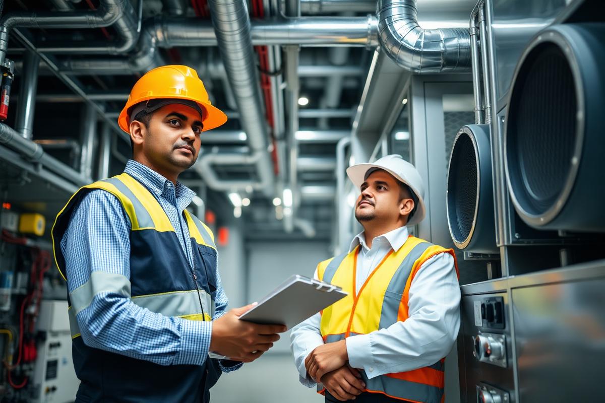 Facility Management — SARASPRO trained personnel on duty in Pune, Maharashtra